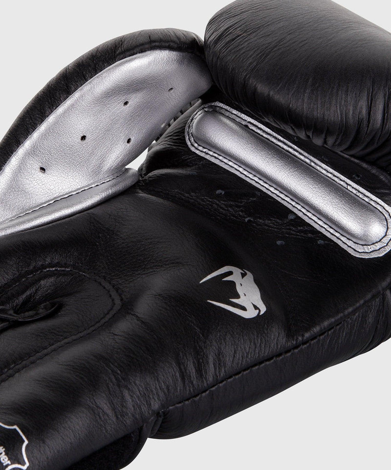 Guantes de Boxeo Venum Giant 3.0 - Cuero Nappa - Negro/Plata Foto 3