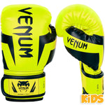 Guantes de Boxeo Venum Elite Niños - Amarillo Fluo