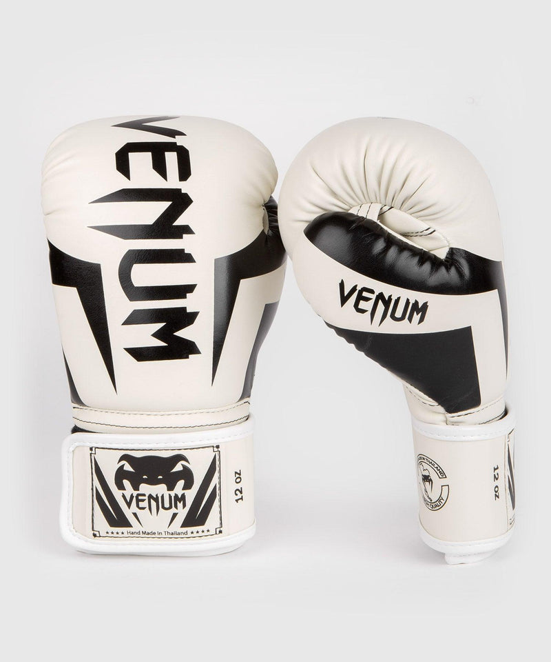 Guantes de Boxeo Venum Elite - Blanco/Negro Foto 2