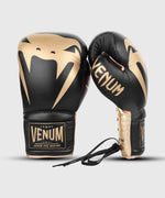 Guantes de Boxeo profesional Venum Giant 2.0  â€? cordones - Negro/Oro Foto 2