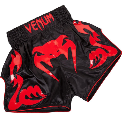 Pantal??n de Muay Thai Venum Bangkok Inferno - Negro/Rojo Foto 2