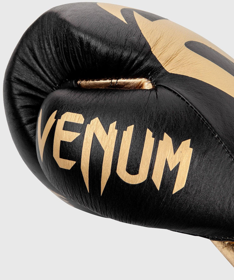 Guantes de Boxeo profesional Venum Giant 2.0  â€? cordones - Negro/Oro Foto 9