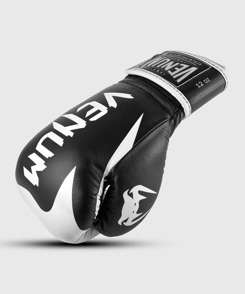 Guantes de Boxeo profesional Venum Hammer â€? Velcro - Negro/Blanco Foto 1