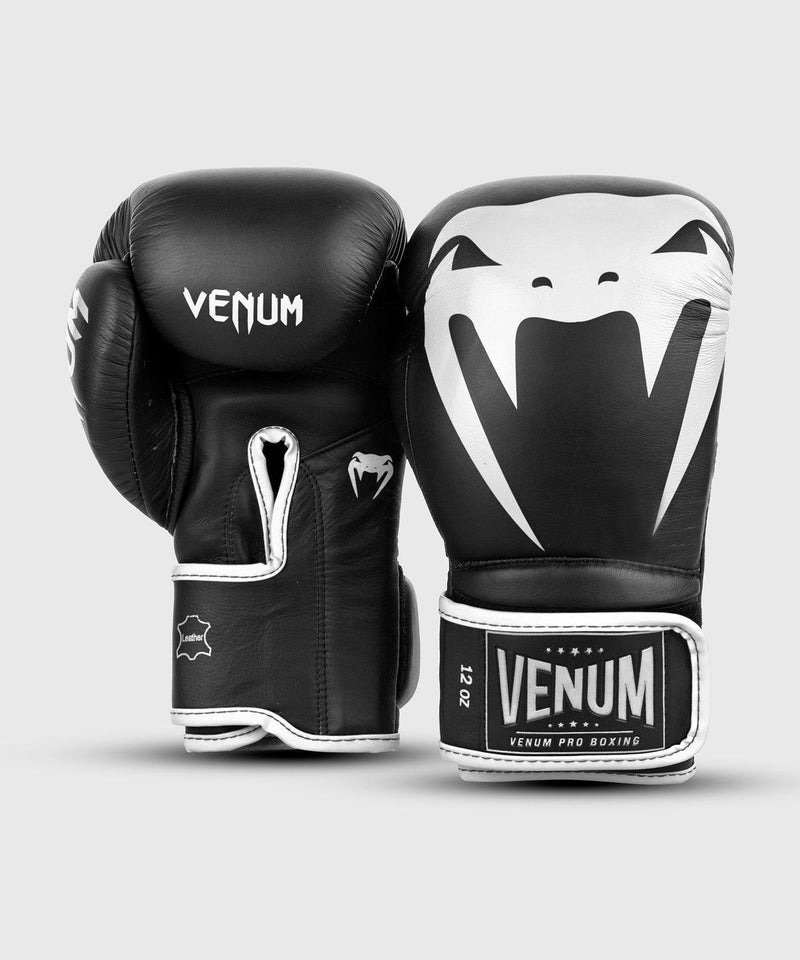 Guantes de Boxeo profesional Venum Giant 2.0  â€? Velcro - Negro/Blanco Foto 3