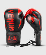 Guantes de Boxeo profesional Venum Hammer â€? Cordones - Negro/Rojo Foto 2