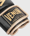 Guantes de Boxeo profesional Venum Hammer â€? Velcro - Negro/Oro Foto 4