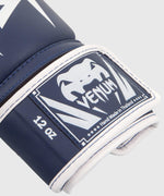 Guantes de Boxeo Venum Elite - Blanco/Azul Marino Foto 3