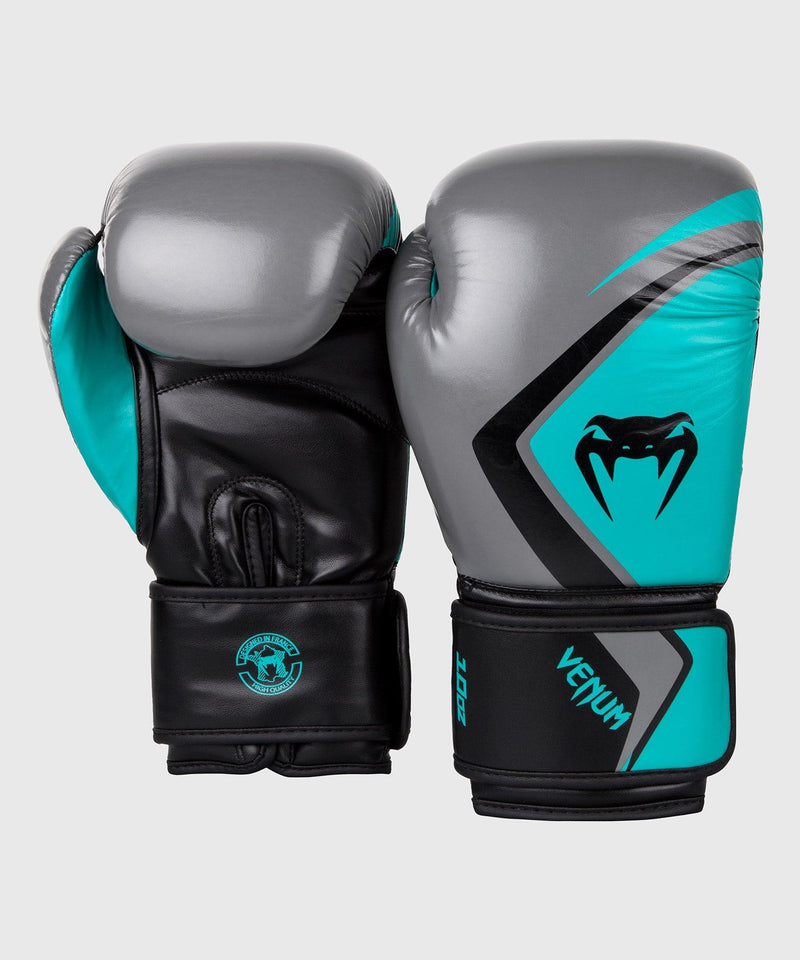 Guantes de Boxeo Venum Contender 2.0 â€? Gris/Turquesa-Negro Foto 2