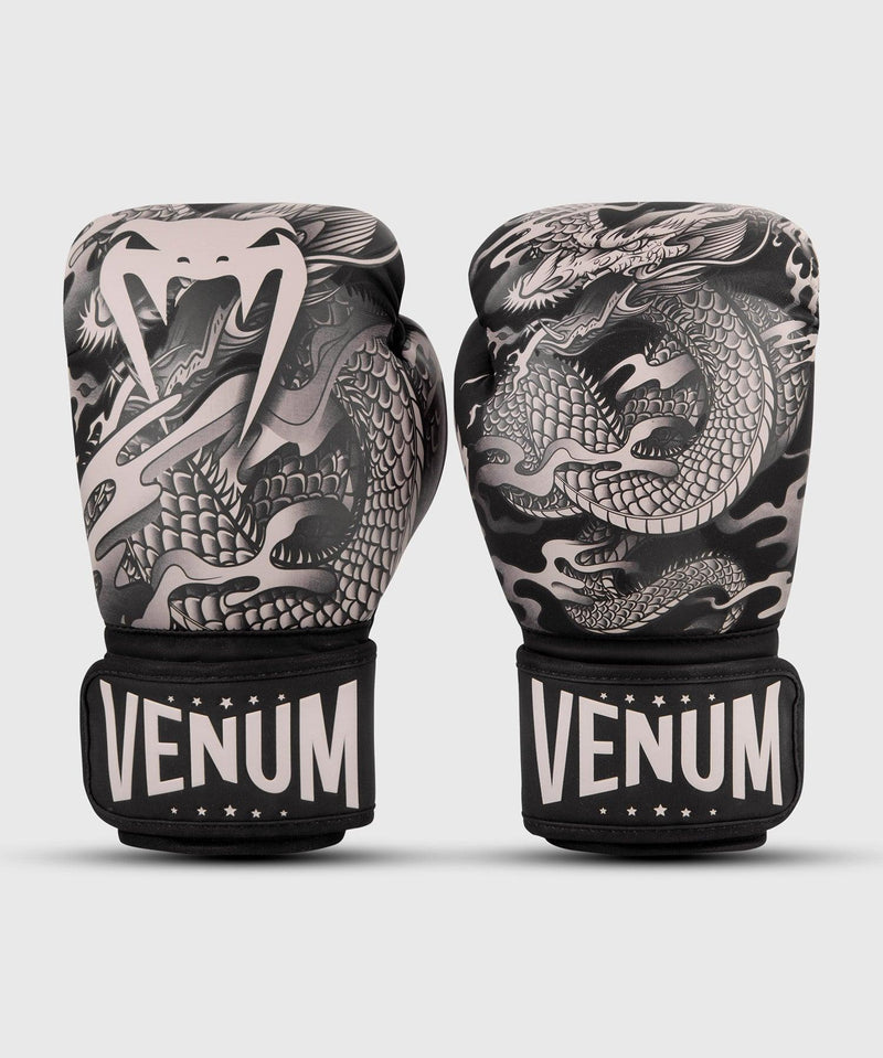 Guantes de boxeo Venum Dragon's Flight - Negro/Arena Foto 2