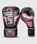 Guantes de boxeo Venum Elite - Negro/Oro rosa Foto 5