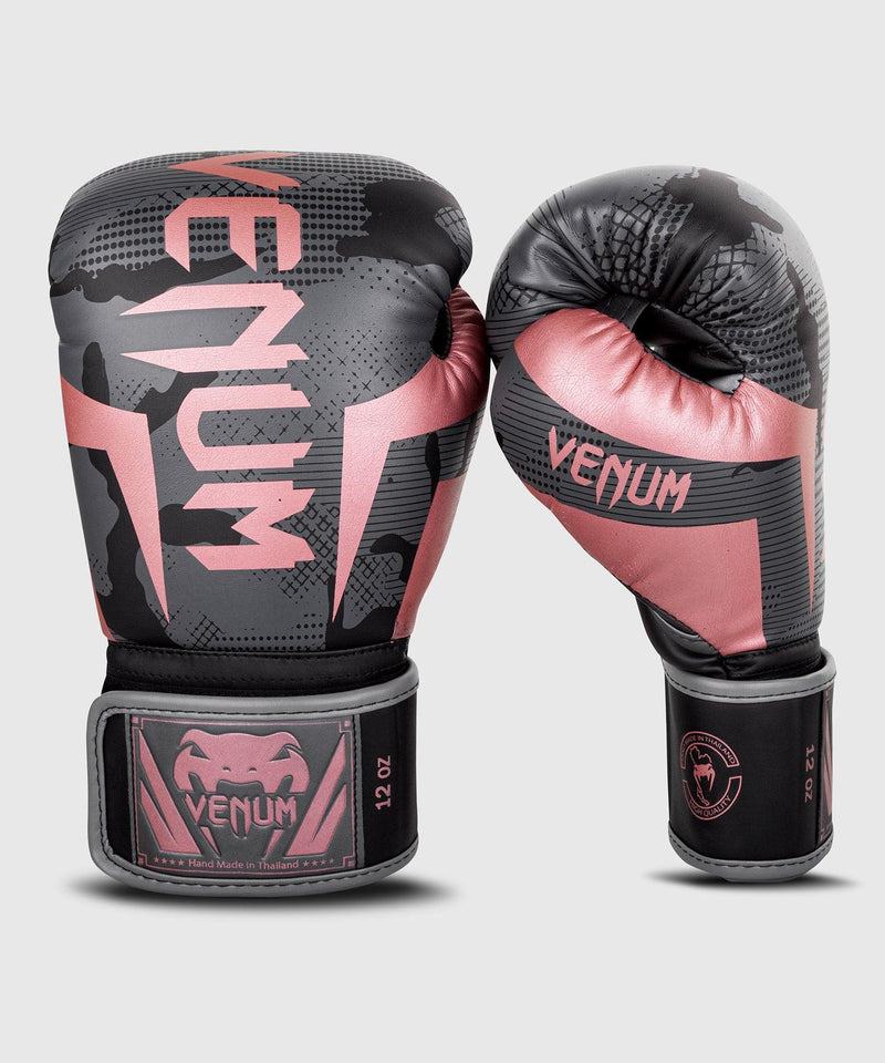 Guantes de boxeo Venum Elite - Negro/Oro rosa Foto 5