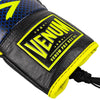 Guantes de boxeo profesional Venum Hammer Edici??n Loma - Con cordones - Azul/Amarillo Foto 3