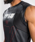 Camiseta sin mangas Venum Okinawa 3.0 Dry Tech - Negro/Rojo