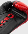 Guantes de Boxeo profesional Venum Shield â€? cordones - Negro/Rojo Foto 5