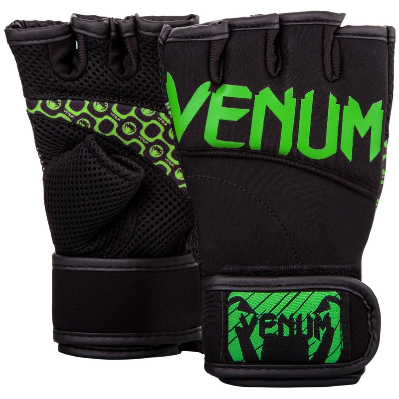 Guantes Venum Essential - Negro/Amarillo Fluo Foto 1