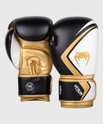 Guantes de Boxeo Venum Contender 2.0 - Negro/Blanco-Oro Foto 2