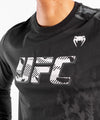 Camiseta De Algod??n Manga Larga Para Hombre UFC Venum Authentic Fight Week - Negro Foto 4