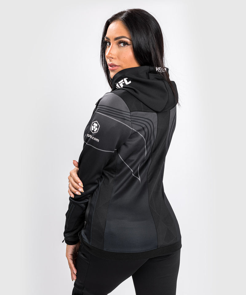 Sudadera con capucha UFC Venum Authentic Fight Night 2.0 para mujer - Negra