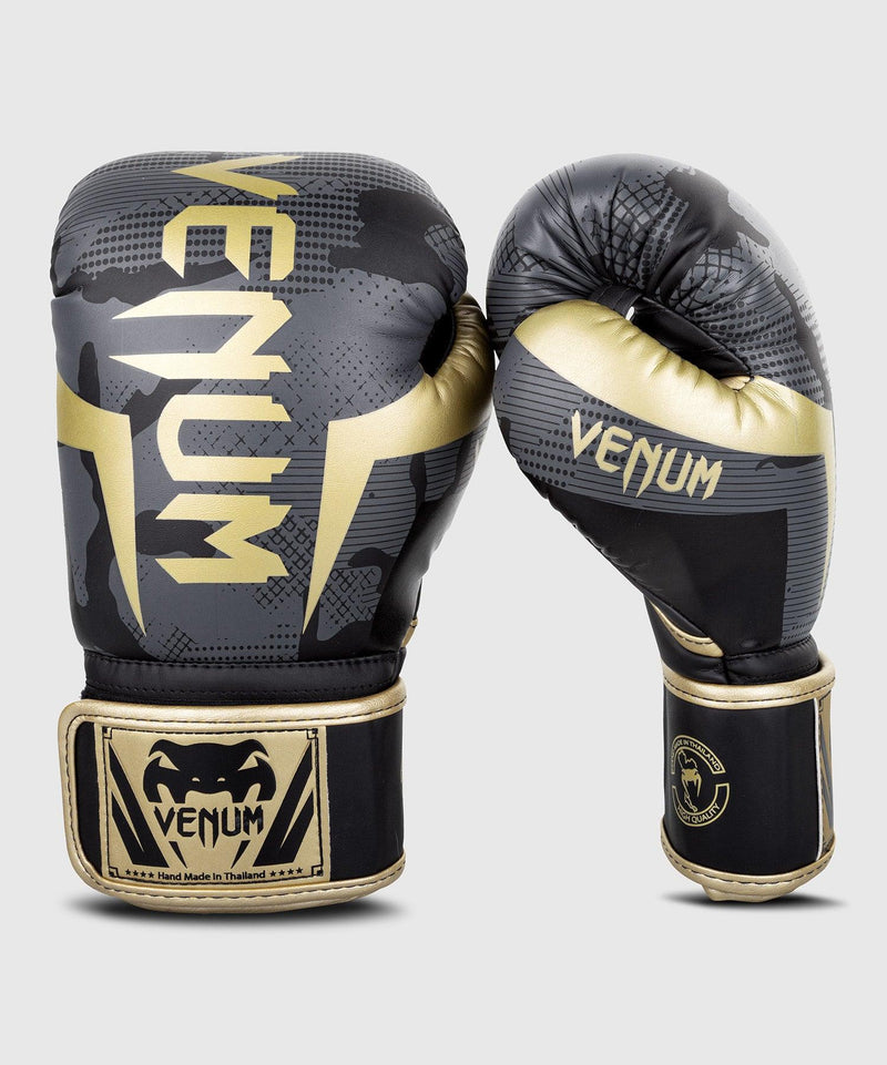 Guantes de boxeo Venum Elite - Camo Oscuro/Oro Foto 7