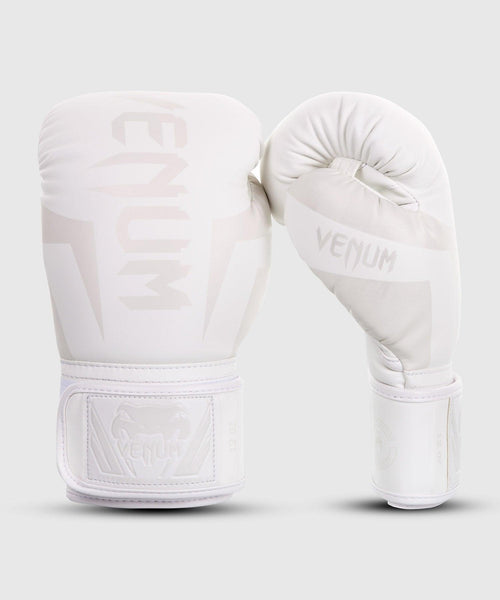 Guantes de Boxeo Venum Elite - Blanco/Blanco Foto 2