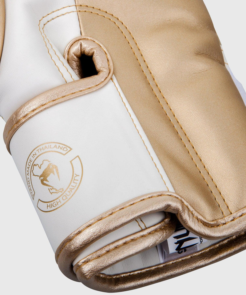 Guantes de Boxeo Venum Elite - Blanco/Oro Foto 5