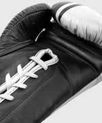 Guantes de Boxeo profesional Venum Shield â€? cordones - Negro/Blanco Foto 11