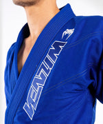 Kimono Venum Elite 3.0 Light BJJ - Azul Foto 5