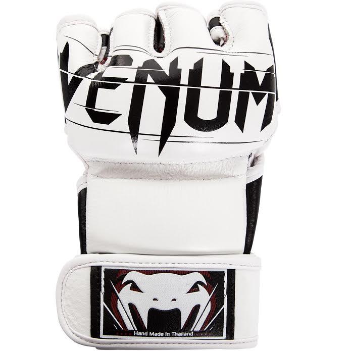 Guantes de MMA Venum Undisputed 2.0 - Cuero Nappa - Blanco Foto 2