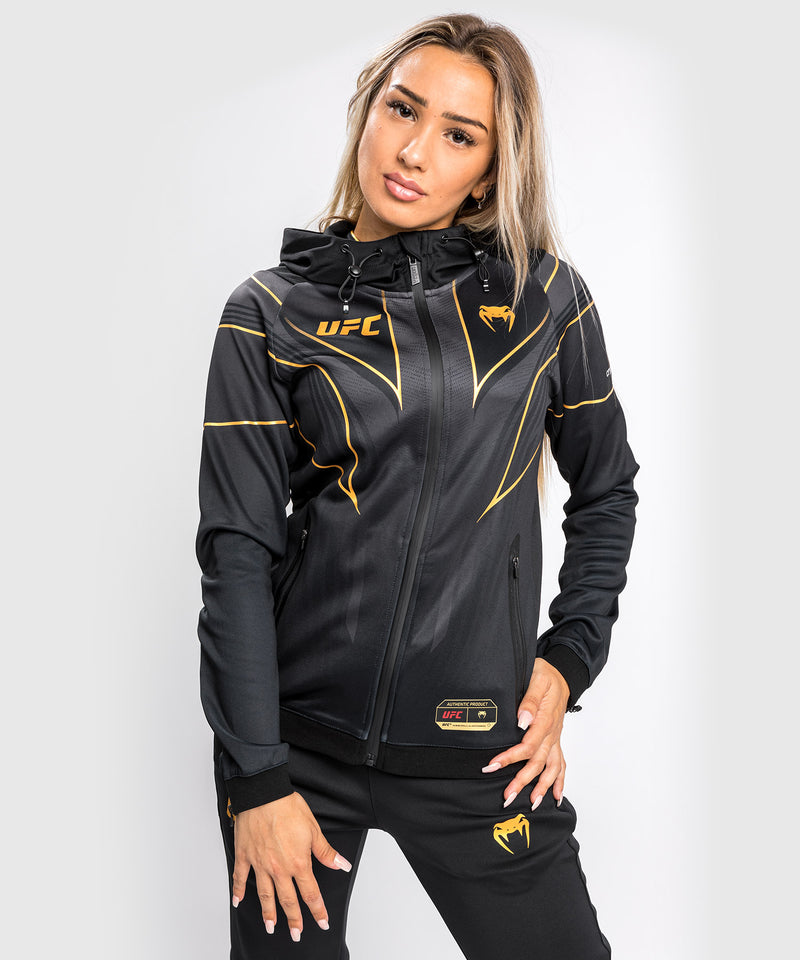 Sudadera con capucha UFC Venum Authentic Fight Night 2.0 para mujer - Campeón