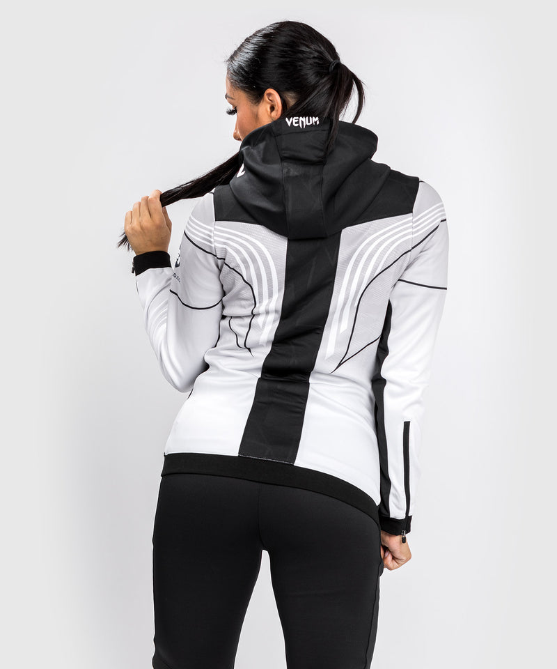 Sudadera con capucha UFC Venum Authentic Fight Night 2.0 para mujer - Blanco