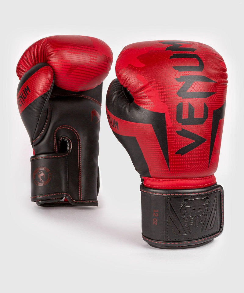 Guantes de boxeo Venum Elite - Rojo Camo Foto 1