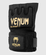 Guante venda Venum Kontact Gel - Negro/Oro Foto 2