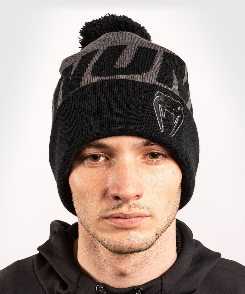 Gorro Venum Elite con pomp??n - Gris/Negro Foto 3