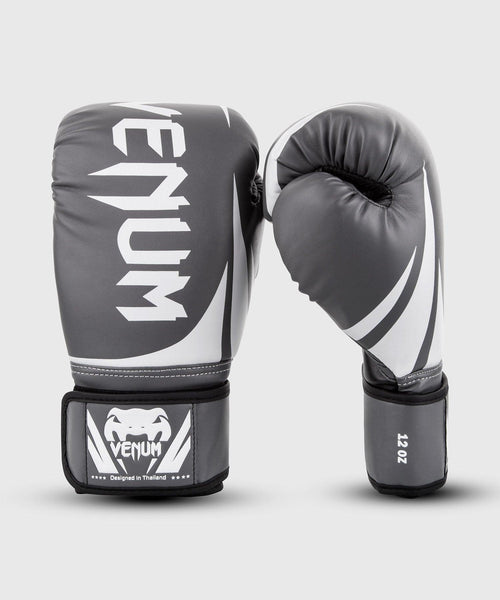 Guantes de Boxeo Venum Challenger 2.0 â€? Gris/Blanco-Negro Foto 2