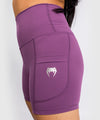 Shorts de Ciclismo Venum Essential -  Orquídea Oscuro/Plata Cepillada