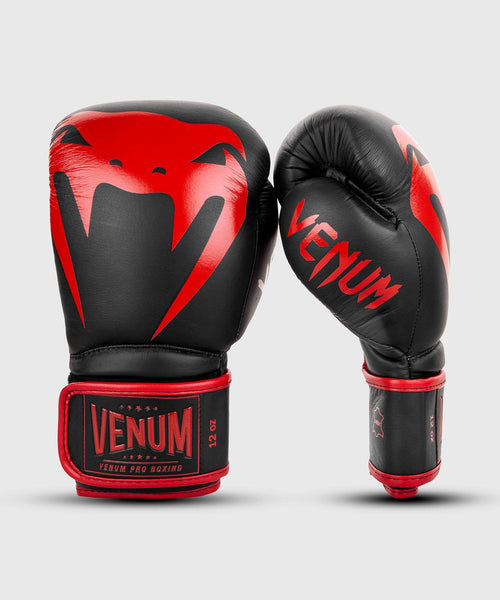 Guantes de Boxeo profesional Venum Giant 2.0  â€? Velcro - Negro/Rojo Foto 2