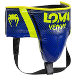 Protector inguinal de boxeo profesional Venum Edici??n Loma - Velcro - Azul/amarillo Foto 2