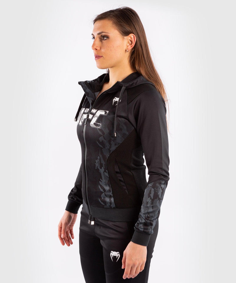 Sudadera Con Cremallera Para Mujer UFC Venum Authentic Fight Week - Negro Foto 3