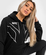 Sudadera con capucha UFC Venum Fight Night 2.0 para mujer - Negra