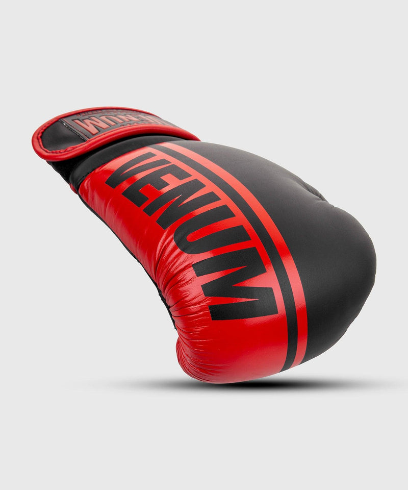 Guantes de Boxeo profesional Venum Shield â€? Velcro - Negro/Rojo Foto 4