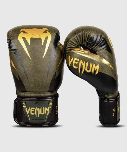 Guantes de Boxeo Venum Impact - Caqui/Oro Foto 2