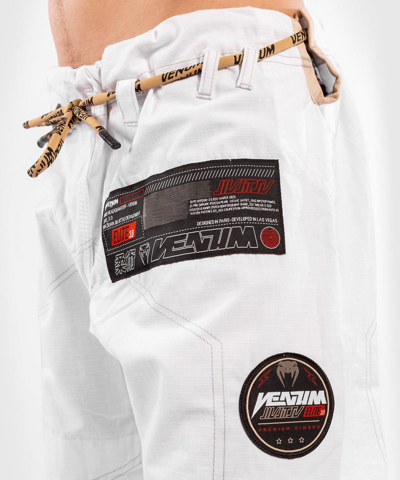 Kimono Venum Elite 3.0 BJJ - Blanco Foto 9