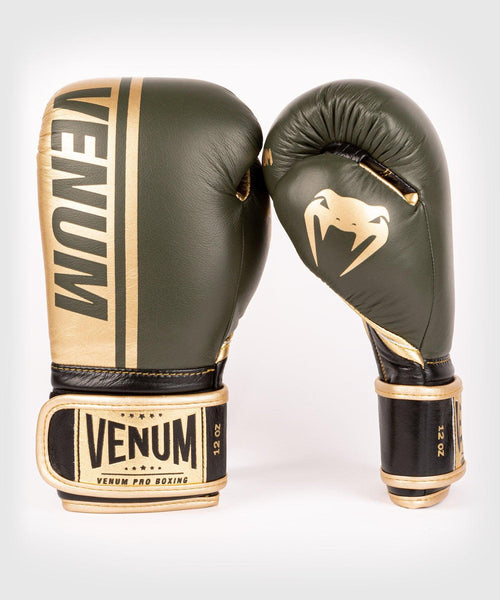 Guantes de Boxeo profesional Venum Shield â€? Velcro - Caqui/Oro Foto 1