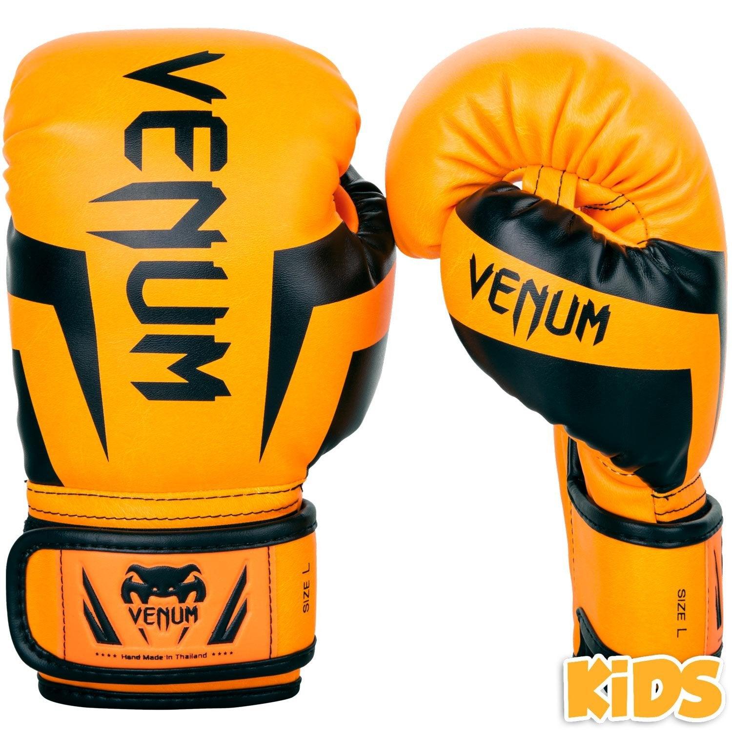 Guantes de Boxeo Venum Elite Ni??os - Naranja Fluo Foto 1