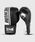 Guantes de Boxeo profesional Venum Shield â€? cordones - Negro/Blanco Foto 2