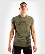 Camiseta De Algodón Manga Corta Para Hombre UFC Venum Authentic Fight Week - Caqui