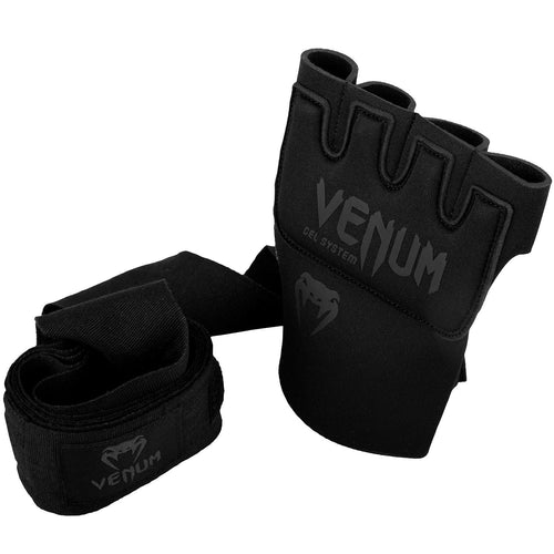 Guante venda Venum Kontact Gel - Negro/Negro Foto 2