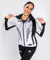 Sudadera con capucha UFC Venum Authentic Fight Night 2.0 para mujer - Blanco