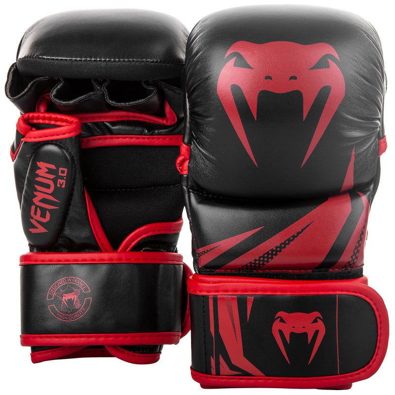 Guantes de Enfrentamiento Venum Challenger 3.0 - Negro/Rojo Foto 1