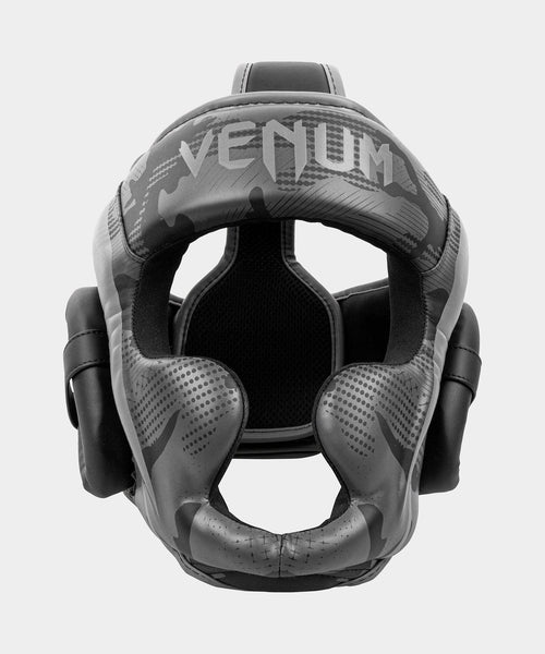 Venum Elite Boxing Headgear - Black/Dark camo